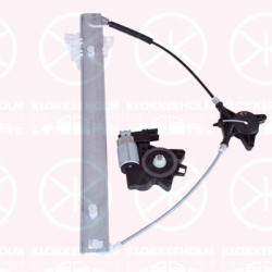 Window Regulator, OE-type, with electric motor, with comfort function, Electric, Left Front, Number of pins: 6, BP4K59590 (MAZDA), BP4K59590A (MAZDA), GJ6A5958XA (MAZDA), GJ6A5958XB (MAZDA), GJ6A5958XC (MAZDA), GJ6A5958XD (MAZDA), GJ6A5958XE (MAZDA), GJ6A5958XF (MAZDA), GJ6A-59-58XF (MAZDA)