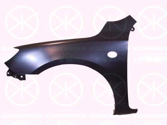 Wing, Left Front, with hole for direction indicator, BP4K52211C (MAZDA), BP4K52211D-8H (MAZDA)