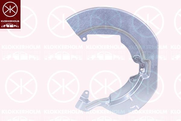 Splash Guard, brake disc, Front Axle Left, BAK933270A (MAZDA), BBM2-33-270 (MAZDA), BBM233270 (MAZDA), BBM233271 (MAZDA), BP4S33271 (MAZDA), BP4S33271A (MAZDA), BP4S33271C (MAZDA)