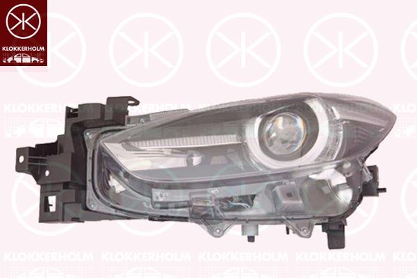 Headlight, Left, LED, with motor for headlamp levelling, BSP551041A (MAZDA), BSP551041F (MAZDA), BSP551041G (MAZDA), BSP551041H (MAZDA), BSP551041J (MAZDA)