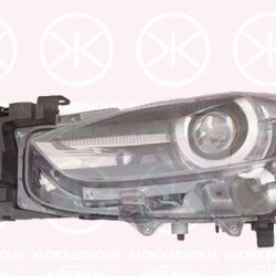 Headlight, Left, LED, with motor for headlamp levelling, BSP551041A (MAZDA), BSP551041F (MAZDA), BSP551041G (MAZDA), BSP551041H (MAZDA), BSP551041J (MAZDA)