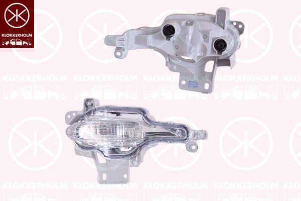 Direction Indicator, Right Front, without bulb holder, WY21W, B63C-51-350 (MAZDA), B63C51350A (MAZDA), B63C-51-350A (MAZDA)