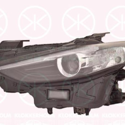 Headlight, Left, LED, W21/5W, with motor for headlamp levelling, BCNM51040B (MAZDA), BCNM51040C (MAZDA), BCNM51040D (MAZDA), BCNM51040E (MAZDA), BCNM51040F (MAZDA), BCNM51040G (MAZDA), BCNM51040H (MAZDA), BCNM51040J (MAZDA)