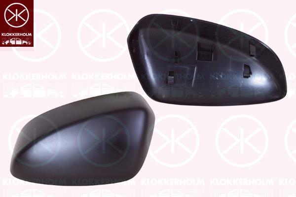 Housing, exterior mirror, Left, w/primer, KD53691N733 (MAZDA), KD53691N7A33 (MAZDA), KD53691N7B33 (MAZDA)