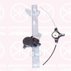 Window Regulator, OE-type, with electric motor, with comfort function, Electric, Left Front, Number of pins: 6, KD53-59-590 (MAZDA)