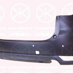 Bumper, Partial primed, Rear, with hole(s) for parking distance control, Number of bores: 4, KBYB5022XABB (MAZDA), KBYB5022XB8H (MAZDA), KBYB5022XB8P (MAZDA), KBYB5022XBBB (MAZDA)