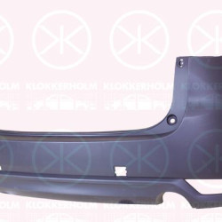 Bumper, Partial primed, Rear, KBYA5022XBB (MAZDA)