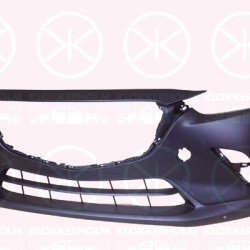 Bumper, Partial primed, Front, with holes/bracket for broad trim strips, DL8D50031BBB (MAZDA)