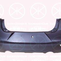 Bumper, Partial primed, Rear, DDYL5022XDBB (MAZDA), DKYA5022XABB (MAZDA)