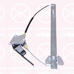 Window Regulator, OE-type, without electric motor, Electric, Right Front, LC6258590D (MAZDA)