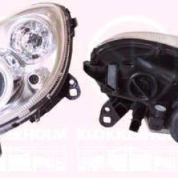 Headlight, H7/H7, with motor for headlamp levelling, Left, Illuminance [lx]: 17.5, A4518200159 (SMART)