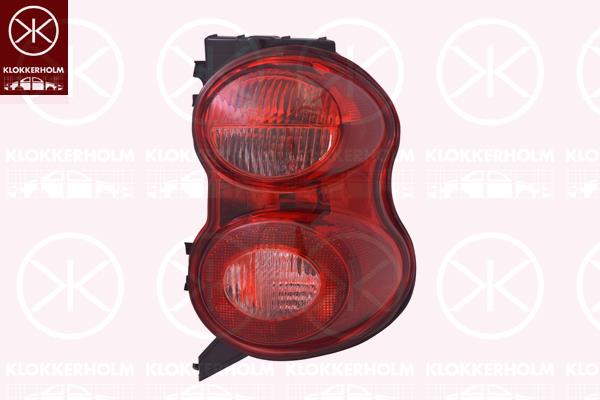 Tail Light Assembly, without bulb holder, Right, 451 820 0164 (SMART), A451 820 0164 (SMART), 451 820 02 64 CJ4A (SMART), A451 820 02 64 CJ4A (SMART), A451 820 0264 (SMART)