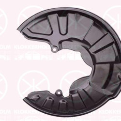 Splash Guard, brake disc, Front Axle Right, 4514210220 (SMART), A4514210220 (SMART)