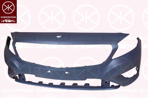 Bumper, w/primer, Front, with hole(s) for fog lights, 176 880 06 40 9999 (MERCEDES), A176 880 06 40 9999 (MERCEDES)