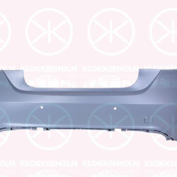 Bumper, w/primer, Rear, with hole(s) for parking distance control, Number of bores: 4, 176 880 0540 9999 (MERCEDES), A176 880 0540 9999 (MERCEDES)