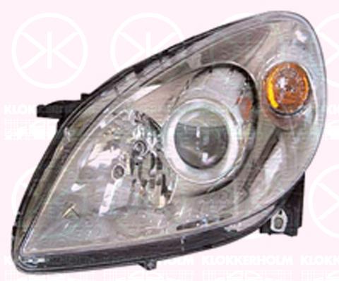 Priekinis žibintas, with dynamic bending light, with control unit for xenon, Bi-Xenon, with motor for headlamp levelling, AL, Left, Illuminance [lx]: 25, 1698206761 (MERCEDES), A1698206761 (MERCEDES), A1698209826 (MERCEDES)