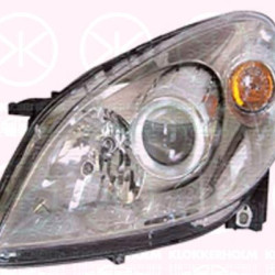 Priekinis žibintas, with dynamic bending light, with control unit for xenon, Bi-Xenon, with motor for headlamp levelling, AL, Left, Illuminance [lx]: 25, 1698206761 (MERCEDES), A1698206761 (MERCEDES), A1698209826 (MERCEDES)