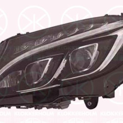 Headlight, Model Year to: 2018, Illuminance [lx]: 17.5, Left, LED, with dynamic bending light, with motor for headlamp levelling, without LED control unit for daytime running-/position ligh, without control unit for aut. LDR, AL, 2058202961 (MERCEDES), A2058202961 (MERCEDES), A2059067902 (MERCEDES), A2059069301 (MERCEDES)