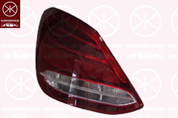 Tail Light Assembly, Left, Trim Level: Basic Edition, with bulb holder, Indicator Colour: yellow, ULO, 205 820 0164 (MERCEDES), A205 820 0164 (MERCEDES)