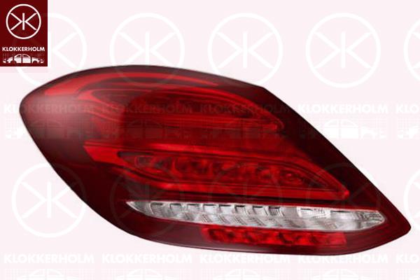 Tail Light Assembly, Left, Trim Level: Exclusive Edition, for vehicles with Xenon light, LED, with bulb holder, Indicator Colour: red, ULO, 205 906 2002 (MERCEDES), A205 906 2002 (MERCEDES)