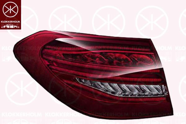 Tail Light Assembly, Left, LED, FARBA, 2059065100 (MERCEDES), A2059065100 (MERCEDES)