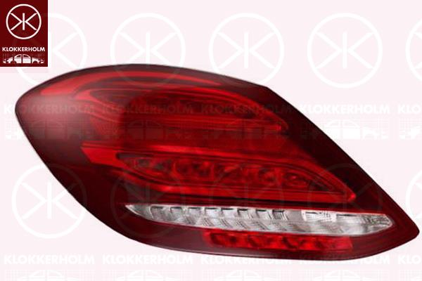 Tail Light Assembly, Left, Trim Level: Exclusive Edition, for vehicles with Xenon light, LED, with bulb holder, Indicator Colour: yellow, ULO, 205 906 0357 (MERCEDES), A205 906 0357 (MERCEDES)