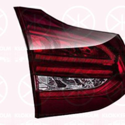 Tail Light Assembly, Left, LED, Inner Section, FARBA, 2059065900 (MERCEDES), A 205 906 5900 (MERCEDES), A2059065900 (MERCEDES)