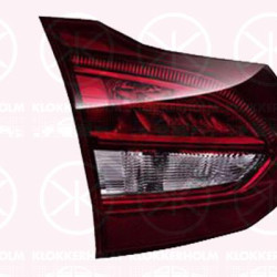 Tail Light Assembly, Right, Inner Section, with bulb holder, FARBA, 2059065600 (MERCEDES), A 205 906 5600 (MERCEDES), A2059065600 (MERCEDES)