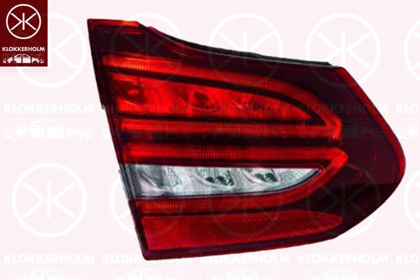 Tail Light Assembly, Left, Inner Section, LED, FARBA, 2059064605 (MERCEDES), A2059064605 (MERCEDES)