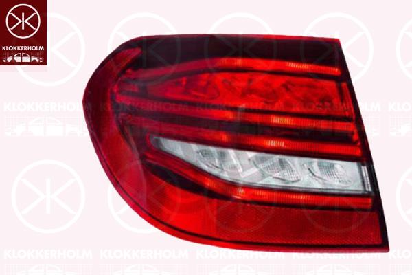 Tail Light Assembly, Left, Outer section, LED, FARBA, 2059062805 (MERCEDES), A2059062805 (MERCEDES)