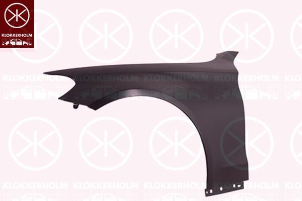 Wing, Steel, Left Front, without hole for direction indicator, A205 880 01 18 (MERCEDES)