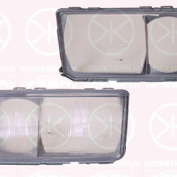 Diffusing Lens, headlight, Left, Illuminance [lx]: 17.5, 002 826 8490 (MERCEDES), A 002 826 8490 (MERCEDES), A002 826 8490 (MERCEDES)