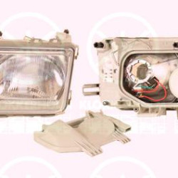 Headlight, H4/H3, for vehicles with headlight levelling, Left, Illuminance [lx]: 25, 201 820 0161 (MERCEDES), 201 820 7561 (MERCEDES), 2018200161 (MERCEDES), A 201 820 0161 (MERCEDES), A 201 820 7561 (MERCEDES), A201 820 0161 (MERCEDES), A201 820 7561 (MERCEDES)