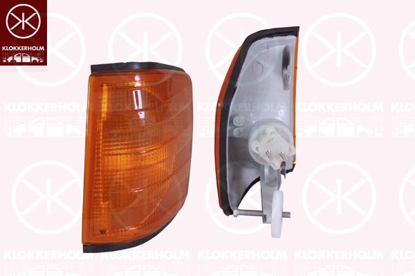 Direction Indicator, with bulb holder, yellow, Left, 008207721 (MERCEDES), 201 826 0043 (MERCEDES), A 008207721 (MERCEDES), A 201 826 0043 (MERCEDES), A0008207721 (MERCEDES), A0008209821 (MERCEDES), A008207721 (MERCEDES), A201 826 0043 (MERCEDES), A2018260443 (MERCEDES), A201826044364 (MERCEDES)