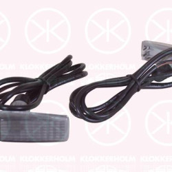 Direction Indicator, with bulb holder, Smoke Grey, lateral installation, N/A (MERCEDES)