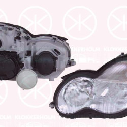 Headlight, H7/H7, with motor for headlamp levelling, AL, Right, Illuminance [lx]: 25, 203 820 0261 (MERCEDES), A 203 820 0261 (MERCEDES), A203 820 0261 (MERCEDES)