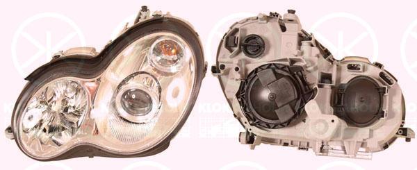 Headlight, Illuminance [lx]: 37.5, Right, Bi-Xenon, D2S/H7, with control unit for xenon, with motor for headlamp levelling, AL, 203 820 3861 (MERCEDES), A 203 820 3861 (MERCEDES), A203 820 3861 (MERCEDES)