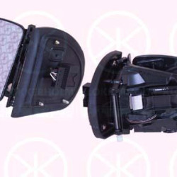 Exterior Mirror, for electric mirror adjustment, Aspherical, Heatable, Left, Number of pins: 7, 203 810 0121 (MERCEDES), 203 810 0176 (MERCEDES), A203 810 0121 (MERCEDES), A203 810 0176 (MERCEDES)