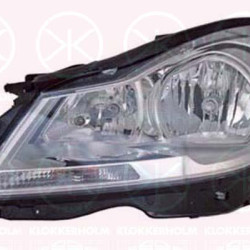 Headlight, Illuminance [lx]: 25, Left, H7/H7, with motor for headlamp levelling, Housing Colour: chrome, AL, 204 820 4959 (MERCEDES), A 204 820 4959 (MERCEDES), A204 820 4959 (MERCEDES)