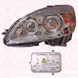 Headlight, with dynamic bending light, with control unit for xenon, D1S/H7, Bi-Xenon, with motor for headlamp levelling, AL, Left, 204 820 0961 (MERCEDES), 204 820 2959 (MERCEDES), A 204 820 0961 (MERCEDES), A204 820 0961 (MERCEDES), A2048202959 (MERCEDES)