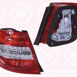 Tail Light Assembly, LED, with bulb holder, Left, ULO, 204 820 3964 (MERCEDES), A 204 820 3964 (MERCEDES), A2049069502 (MERCEDES)