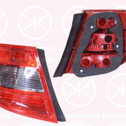 Tail Light Assembly, without bulb holder, Left, Indicator Colour: Smoke Grey, 204 820 3764 (MERCEDES), A 204 820 3764 (MERCEDES), A2048203764 (MERCEDES), A2049069302 (MERCEDES)