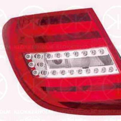 Tail Light Assembly, LED, Left, Indicator Colour: white, with bulb holder, ULO, A2048204664 (MERCEDES)