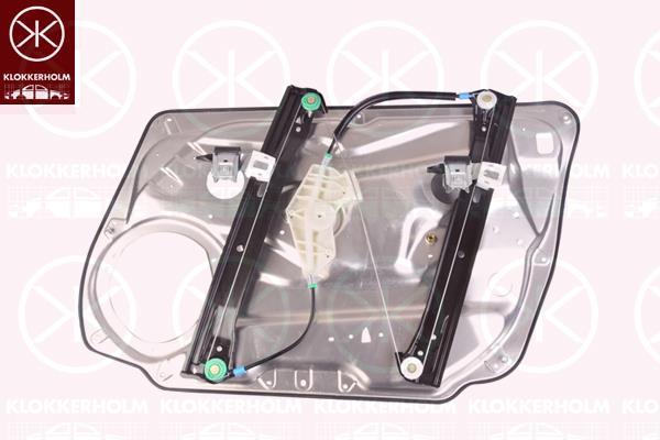 Window Regulator, without electric motor, Electric, Left Front, with bolted-on plate, A 204 720 24 79 (MERCEDES), A 212 720 15 79 (MERCEDES)