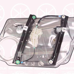 Window Regulator, without electric motor, Electric, Left Front, with bolted-on plate, A 204 720 24 79 (MERCEDES), A 212 720 15 79 (MERCEDES)