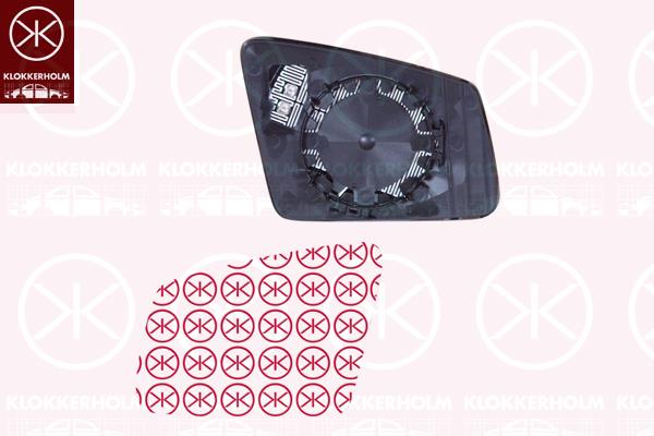 Mirror Glass, exterior mirror, Left, Number of pins: 2, Heatable, Aspherical, 212 810 0121 (MERCEDES), 212 810 1721 (MERCEDES), A 212 810 1721 (MERCEDES), A 246 810 01 21 (MERCEDES), A212 810 0121 (MERCEDES), A212 810 1721 (MERCEDES), A2128101721 (MERCEDES)