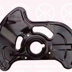 Splash Guard, brake disc, Front Axle Left, Diameter 1/Diameter 2 [mm]: 350/50, 204 420 2544 (MERCEDES), A204 420 2544 (MERCEDES), A2044202544 (MERCEDES)