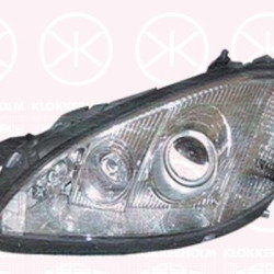 Headlight, Left, Bi-Xenon, D1S/H7, with motor for headlamp levelling, without control unit for Xenon, with dynamic bending light, AL, 2218203161 (MERCEDES), A2218203161 (MERCEDES)