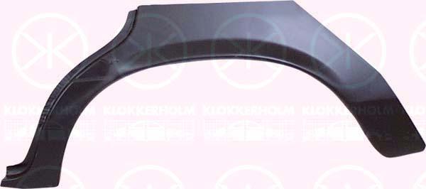 Quarter Panel, 4-dr, Wheel Arch Border, Repair Panel, Left Rear, Outer section, 