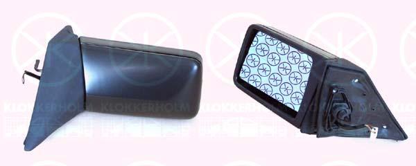 Exterior Mirror, Plan, Control: linkage, Heatable, blue, Left, 124 810 4916 (MERCEDES), 1248101116 (MERCEDES), 2018101316 (MERCEDES), A 124 810 4916 (MERCEDES), A124 810 4916 (MERCEDES)